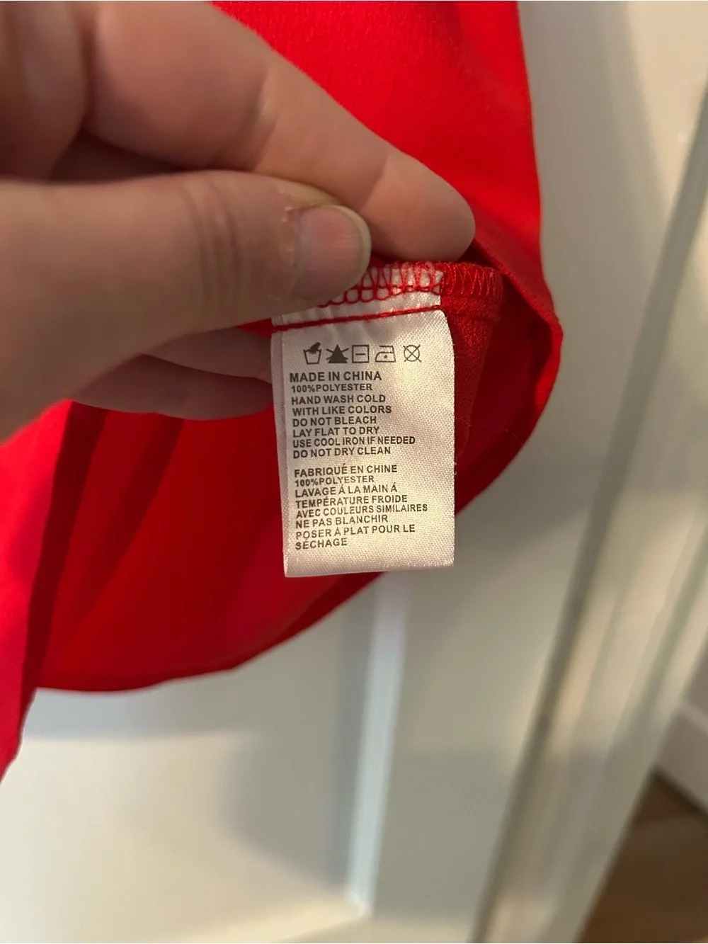 Paper Crane Bright Red Sleeveless Tank Top - Picture 4 of 6